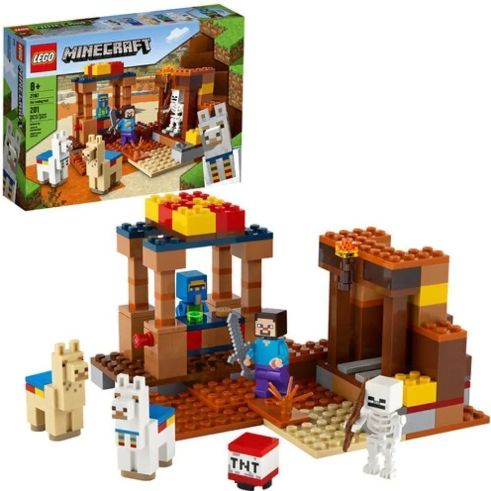 Lego Minecraft The Trading Post 21167 Collectible Playset -201 Pieces